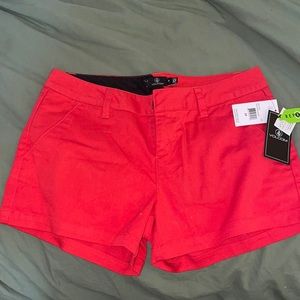 NWT Volcom red shorts